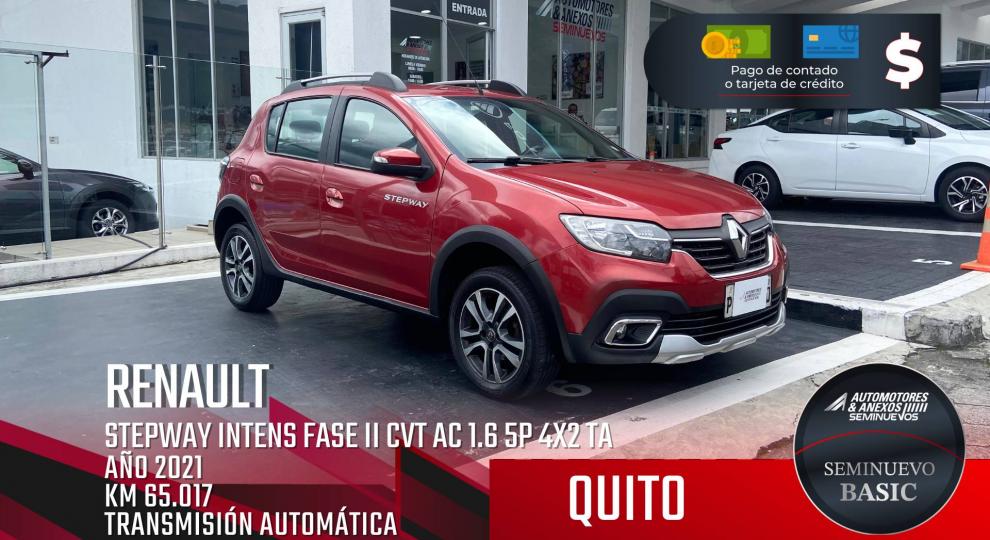 Renault STEPWAY INTENS FASE II 2021 Quito