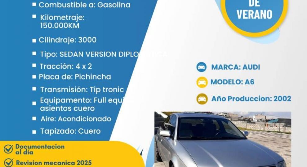 Audi A6 3.0T 2002 Quito