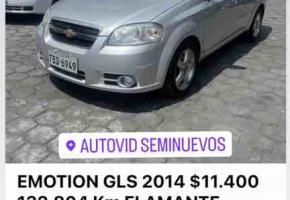 Chevrolet Aveo Emotion GLS 2014
