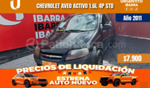 Chevrolet Aveo Activo 2011