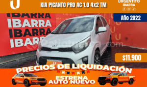 foto de Autos marca Kia seminuevo modelo picanto pro año 2022 en Ibarra