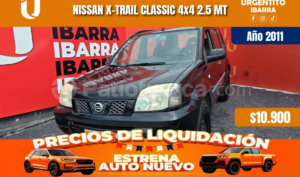 foto de Autos marca Nissan seminuevo modelo X-Trail Classic año 2011