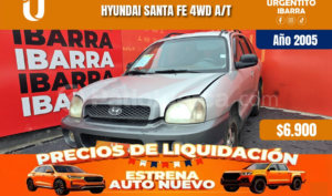 foto de Autos marca Hyundai seminuevo modelo Santa Fe año 2005 en Ibarra
