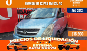 foto de Autos marca Hyundai seminuevo modelo H1 12 pasajeros año 2012 en Ibarra