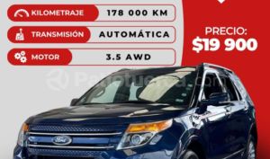 foto de Autos marca Ford seminuevo modelo Explorer XLT año 2012