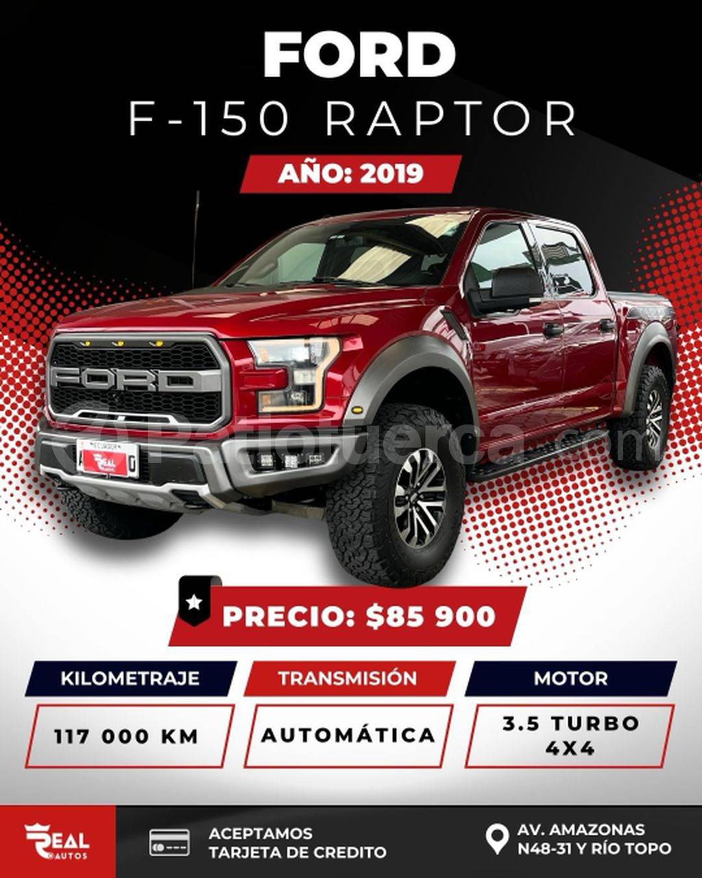 Ford F150 Raptor AC 2019