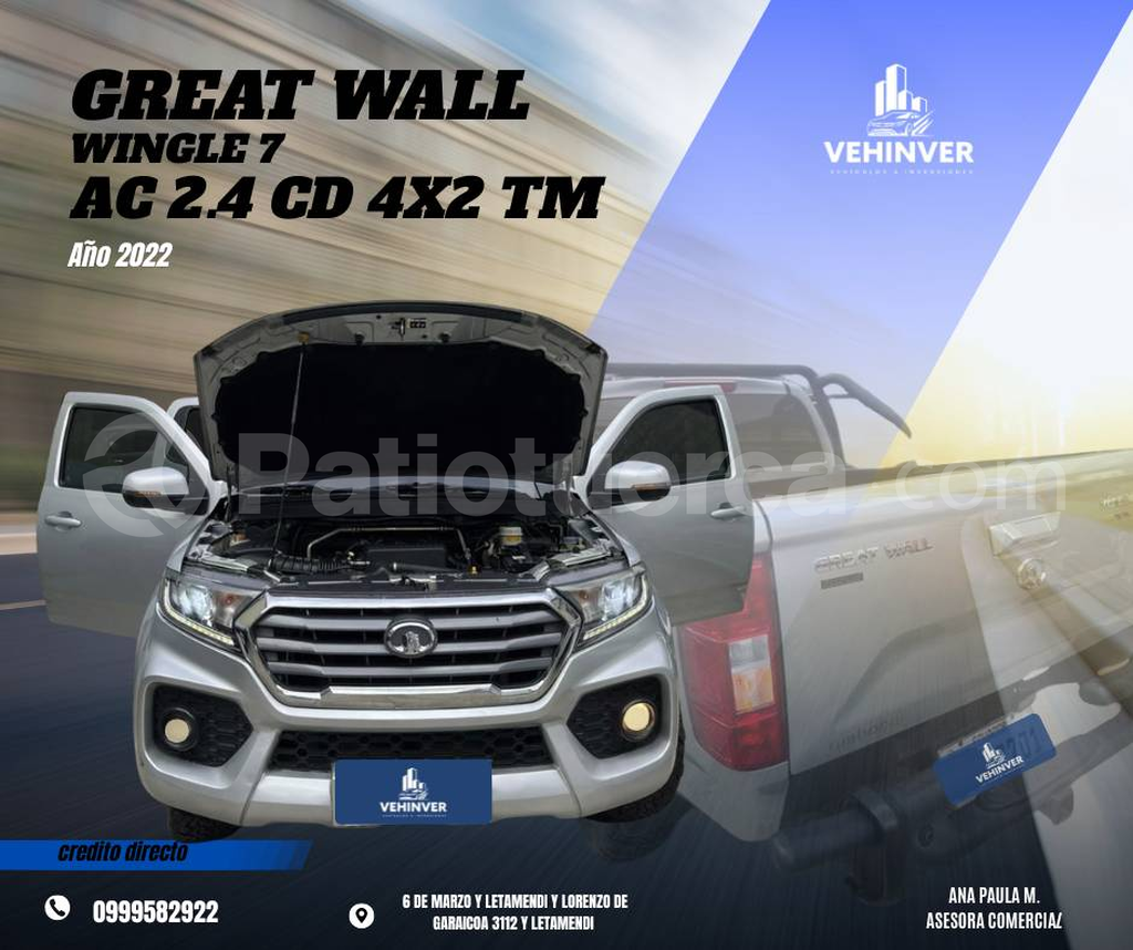 Great Wall WINGLE 7 2.4 CD 4X2 GASOLINA 2022