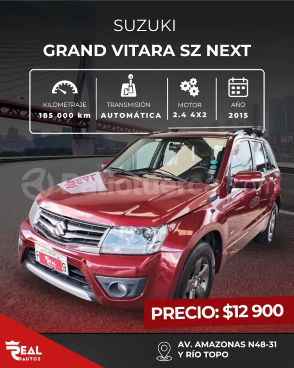 Foto 1 de Suzuki Grand Vitara SZ Next Sport 2.4