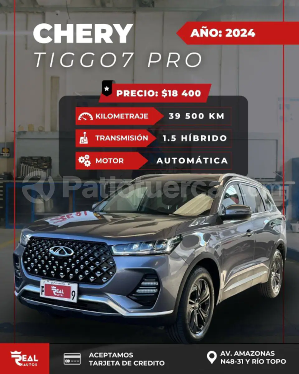 Foto 1 de Chery TIGGO 7 PRO COMFORT