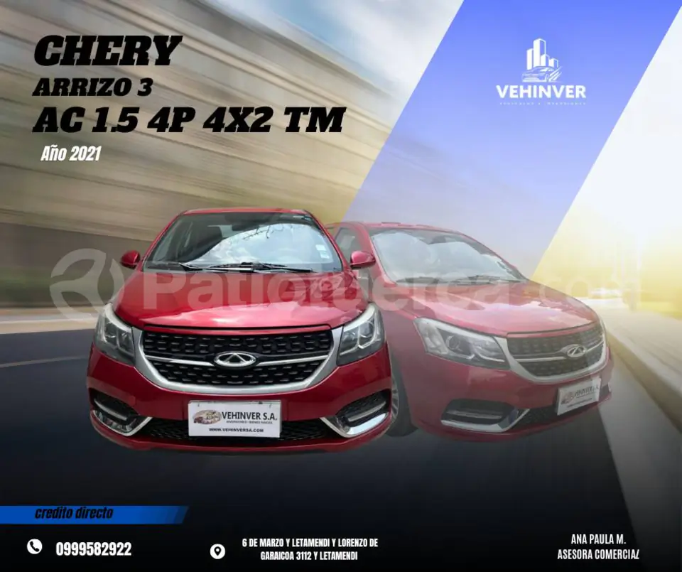 Foto 1 de Chery Arrizo 3