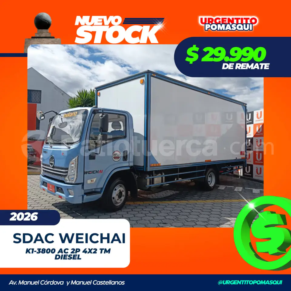 Foto 1 de SDAC WEICHAI K1 3800