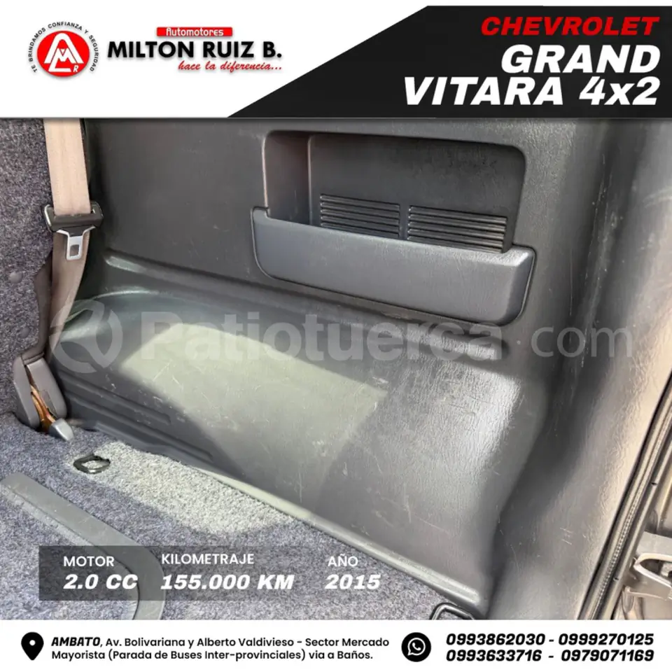 Foto 20 de Chevrolet Grand Vitara 5p 4x2