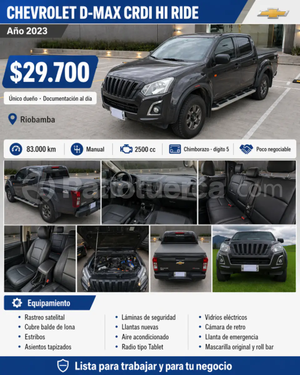 Foto 1 de Chevrolet D-MAX HI RIDE CRDI